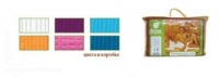 Полотенце-простынь банное вафельное, цветное, однотонное 80х150см, Банные штучки (32070), цвет: Фиолетовый