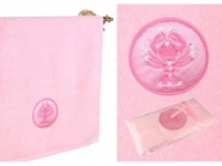 Полотенце Santalino Рак, розовый