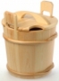 Запарник деревянный с крышкой SaunaSet 15л для сауны и бани