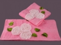 Набор подарочный для бани Santalino Комплект Мерлин розовый