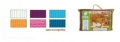 Накидка вафельная для женщин, цветная, однотонная, Банные штучки (32058), цвет: Фиолетовый